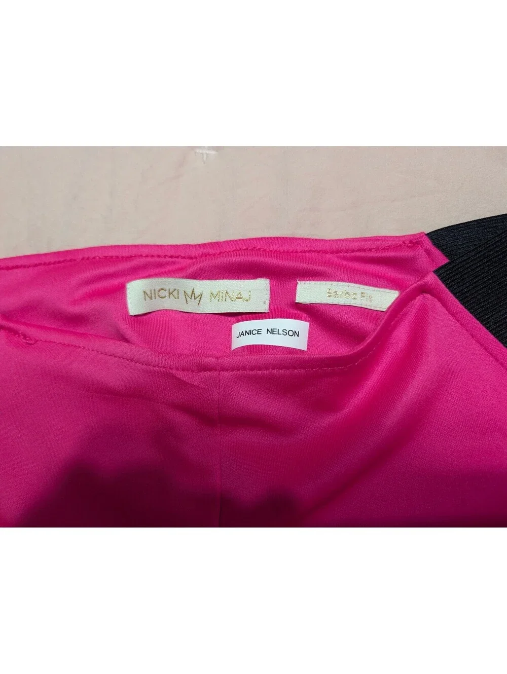 Nicki Minaj Pink and Black Leggings